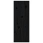 vidaXL Armarios de pared 2 uds madera maciza de pino negro 30x30x80 cm vidaXL Armarios de pared 2 uds madera maciza de pino negro 30x30x80 cm