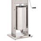 vidaXL Embutidora manual de acero inoxidable plateado 15 L vidaXL Embutidora manual de acero inoxidable plateado 15 L