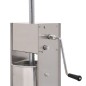 vidaXL Embutidora manual de acero inoxidable plateado 15 L vidaXL Embutidora manual de acero inoxidable plateado 15 L