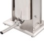 vidaXL Embutidora manual de acero inoxidable plateado 15 L vidaXL Embutidora manual de acero inoxidable plateado 15 L
