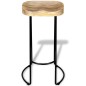 vidaXL Taburetes de cocina 2 unidades madera maciza de mango vidaXL Taburetes de cocina 2 unidades madera maciza de mango