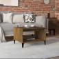vidaXL Mesa de centro madera contrachapada roble ahumado 60x50x40 cm vidaXL Mesa de centro madera contrachapada roble ahumado 60x50x40 cm