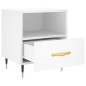vidaXL Mesitas de noche 2 uds madera ingeniería blanco 40x35x47,5 cm vidaXL Mesitas de noche 2 uds madera ingeniería blanco 40x35x47,5 cm