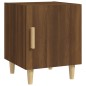 vidaXL Mesitas de noche 2 uds madera contrachapada color roble marrón vidaXL Mesitas de noche 2 uds madera contrachapada color roble marrón