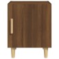 vidaXL Mesitas de noche 2 uds madera contrachapada color roble marrón vidaXL Mesitas de noche 2 uds madera contrachapada color roble marrón