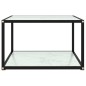 vidaXL Mesa de centro vidrio templado blanco 60x60x35 cm vidaXL Mesa de centro vidrio templado blanco 60x60x35 cm