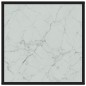 vidaXL Mesa de centro vidrio templado blanco 60x60x35 cm vidaXL Mesa de centro vidrio templado blanco 60x60x35 cm