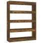 vidaXL Estantería/divisor de espacios roble ahumado 100x30x135 cm vidaXL Estantería/divisor de espacios roble ahumado 100x30x135 cm