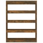 vidaXL Estantería/divisor de espacios roble ahumado 100x30x135 cm vidaXL Estantería/divisor de espacios roble ahumado 100x30x135 cm