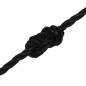 vidaXL Cuerda de trabajo polipropileno negro 6 mm 100 m vidaXL Cuerda de trabajo polipropileno negro 6 mm 100 m