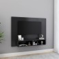 vidaXL Mueble de TV de pared madera contrachapada gris 120x23,5x90 cm