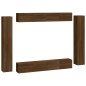 vidaXL Set de muebles para TV 8 pzas madera contrachapada roble marrón vidaXL Set de muebles para TV 8 pzas madera contrachapada roble marrón