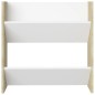 vidaXL Zapateros de pared 4uds contrachapada blanco y roble 60x18x60cm
