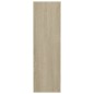 vidaXL Zapateros de pared 4uds contrachapada blanco y roble 60x18x60cm