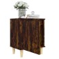 vidaXL Mesita de noche con patas madera roble Sonoma 40x30x50 cm vidaXL Mesita de noche con patas madera roble Sonoma 40x30x50 cm