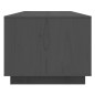 vidaXL Mesa de centro de madera maciza de pino gris 110x50x40 cm vidaXL Mesa de centro de madera maciza de pino gris 110x50x40 cm