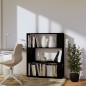 vidaXL Estantería/divisor madera de pino negro 80x25x101 cm vidaXL Estantería/divisor madera de pino negro 80x25x101 cm