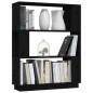 vidaXL Estantería/divisor madera de pino negro 80x25x101 cm vidaXL Estantería/divisor madera de pino negro 80x25x101 cm