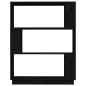 vidaXL Estantería/divisor madera de pino negro 80x25x101 cm vidaXL Estantería/divisor madera de pino negro 80x25x101 cm