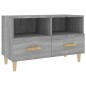 vidaXL Mueble de TV madera de ingeniería gris Sonoma 80x36x50 cm vidaXL Mueble de TV madera de ingeniería gris Sonoma 80x36x50 cm