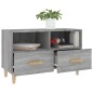 vidaXL Mueble de TV madera de ingeniería gris Sonoma 80x36x50 cm vidaXL Mueble de TV madera de ingeniería gris Sonoma 80x36x50 cm