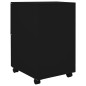 vidaXL Armario archivador acero negro 39x45x67 cm