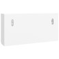vidaXL Armario para llaves blanco contrachapada y acero 40x8,5x20 cm vidaXL Armario para llaves blanco contrachapada y acero 40x8,5x20 cm