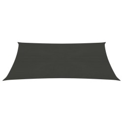 vidaXL Toldo de vela gris antracita HDPE 160 g/m² 2x3 m 