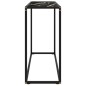 vidaXL Mesa consola vidrio templado negro 100x35x75 cm vidaXL Mesa consola vidrio templado negro 100x35x75 cm