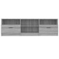 vidaXL Mueble de TV madera contrachapada gris Sonoma 150x33,5x45 cm vidaXL Mueble de TV madera contrachapada gris Sonoma 150x33,5x45 cm