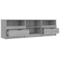 vidaXL Mueble de TV madera contrachapada gris Sonoma 150x33,5x45 cm vidaXL Mueble de TV madera contrachapada gris Sonoma 150x33,5x45 cm