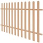 vidaXL Valla de estacas de jardín de WPC 200x120 cm vidaXL Valla de estacas de jardín de WPC 200x120 cm
