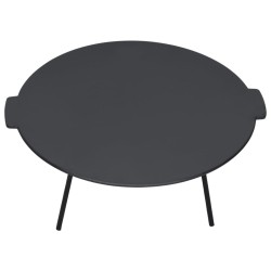 vidaXL Placa de parrilla de hierro fundido Ø44 cm