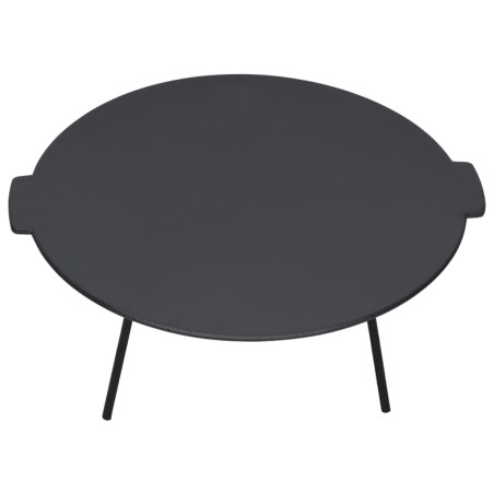 vidaXL Placa de parrilla de hierro fundido Ø44 cm