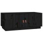 vidaXL Mesa de centro de madera maciza de pino negro 100x50x41 cm vidaXL Mesa de centro de madera maciza de pino negro 100x50x41 cm