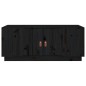 vidaXL Mesa de centro de madera maciza de pino negro 100x50x41 cm vidaXL Mesa de centro de madera maciza de pino negro 100x50x41 cm