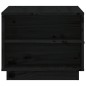 vidaXL Mesa de centro de madera maciza de pino negro 100x50x41 cm vidaXL Mesa de centro de madera maciza de pino negro 100x50x41 cm