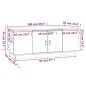 vidaXL Mesa de centro de madera maciza de pino negro 100x50x41 cm vidaXL Mesa de centro de madera maciza de pino negro 100x50x41 cm