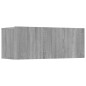 vidaXL Set de muebles para TV 8 pzas madera contrachapada gris Sonoma