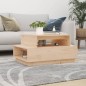 vidaXL Mesa de centro de madera maciza de pino 80x55x40,5 cm vidaXL Mesa de centro de madera maciza de pino 80x55x40,5 cm