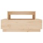 vidaXL Mesa de centro de madera maciza de pino 80x55x40,5 cm vidaXL Mesa de centro de madera maciza de pino 80x55x40,5 cm