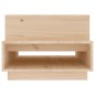vidaXL Mesa de centro de madera maciza de pino 80x55x40,5 cm vidaXL Mesa de centro de madera maciza de pino 80x55x40,5 cm