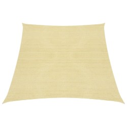 vidaXL Toldo de vela HDPE beige 160 g/m² 3/4x3 m