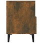 vidaXL Mueble para TV madera contrachapada roble ahumado 80x36x50 cm