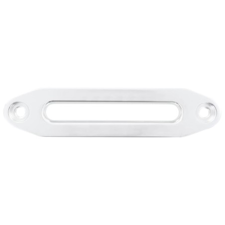 vidaXL Guía para cabrestante aluminio plateado 254 mm