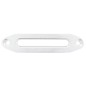 vidaXL Guía para cabrestante aluminio plateado 254 mm