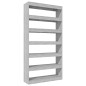 vidaXL Estantería madera contrachapada gris Sonoma 100x30x198 cm vidaXL Estantería madera contrachapada gris Sonoma 100x30x198 cm