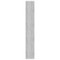 vidaXL Estantería madera contrachapada gris Sonoma 100x30x198 cm vidaXL Estantería madera contrachapada gris Sonoma 100x30x198 cm