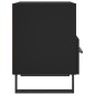 vidaXL Mesita de noche madera de ingeniería negro 40x35x47,5 cm vidaXL Mesita de noche madera de ingeniería negro 40x35x47,5 cm