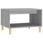 vidaXL Mesa de centro madera contrachapada gris Sonoma 60x50x40 cm vidaXL Mesa de centro madera contrachapada gris Sonoma 60x50x40 cm